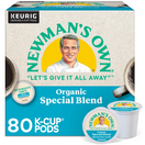 Newman's Own Organics Special Blend Coffee Single Serve K-Cup Coffee Pods, 80 ct. 