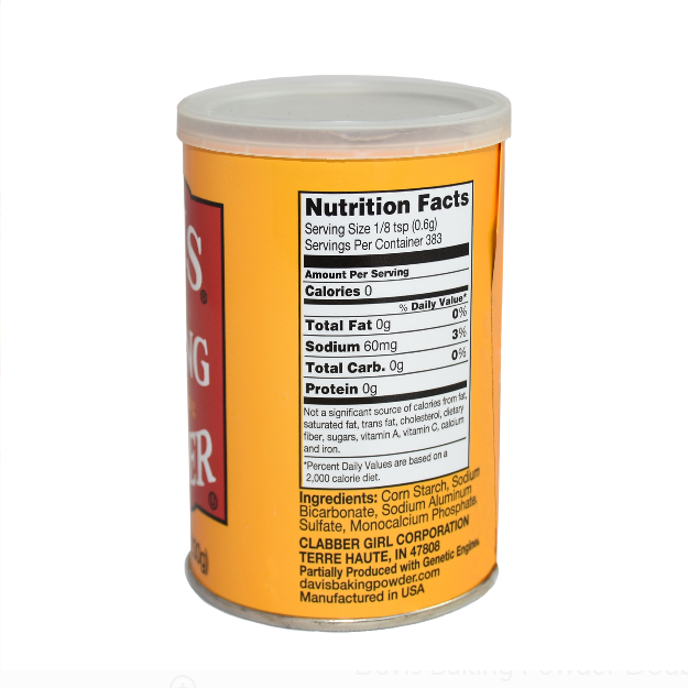 Davis Baking Powder 8 1 Ounce Whole And Natural