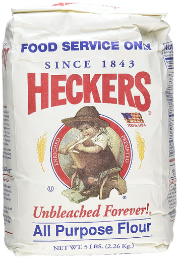 Heckers Unbleached All Purpose Flour, 5 lbs 