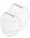 White Surgical Reusable 5 Layer KN95 Mask
