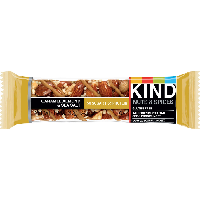 KIND Minis Variety Pack - 36 Healthy Snack Bars With Peanut Butter Dark Chocolate & Caramel Almond