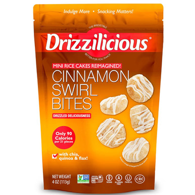 Drizzilicious Cinnamon Swirl Bites, 4 oz