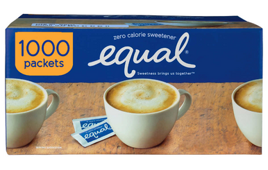 Equal Zero Calorie Sweetener Packets, 1,000 ct.