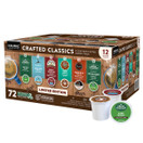 Keurig K-Cup Pods Crafted Classics Collection Variety Pack, 72 ct