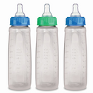 First Essentials by NUK 9 oz. Medium Flow Baby Bottles in Blue
