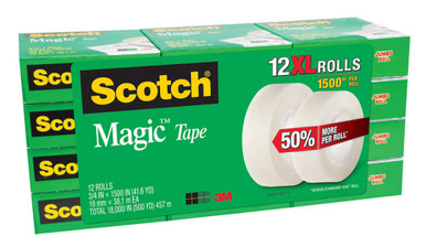 3M Scotch Magic Tape, 12-count