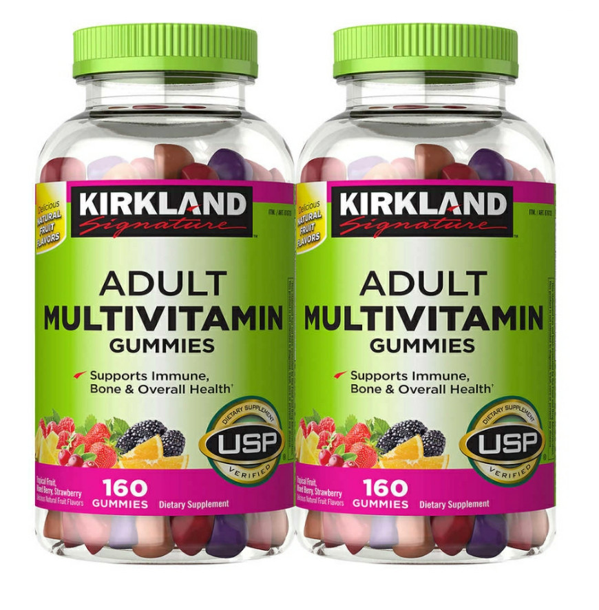 Kirkland Signature Adult Multivitamin, 320 Gummies - Whole And Natural