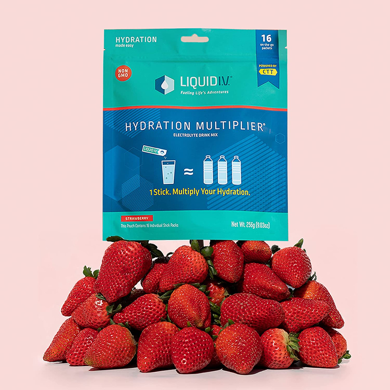 Liquid IV Hydration Multiplier Strawberry, 30 Count - Whole And Natural