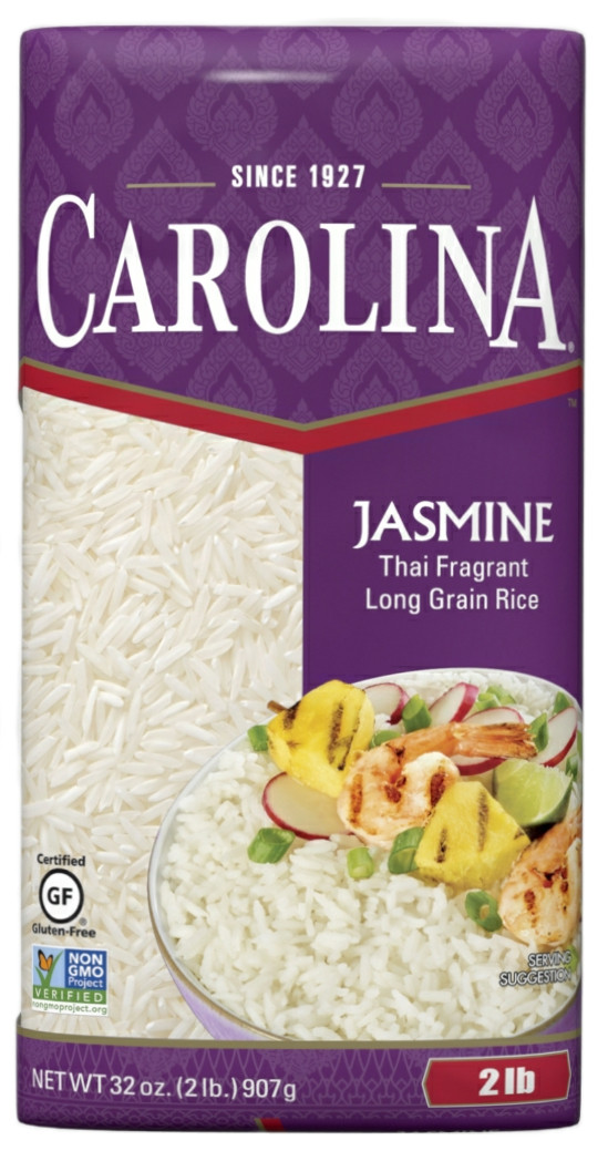 Carolina Jasmine White Rice (2 Pounds) Whole And Natural