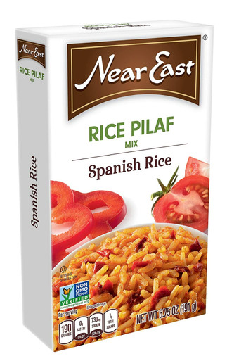 Near East Rice Pilaf Mix, Spanish Rice (Pack of 1 Box)