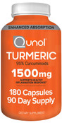 Qunol Turmeric 1,500 mg., 180 Capsules