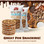 Lieber's Brittle Topped Milk Chocolate Coated Rice Cakes, Kosher Certified, 