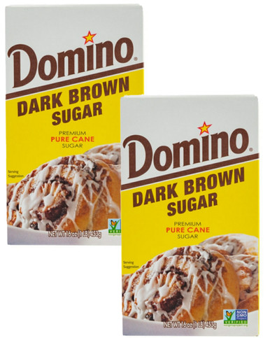 Domino Dark Brown Sugar, 16 oz (Pack of 2)