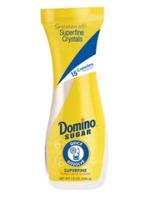 Domino Quick Dissolve Superfine Sugar Flip Top Canister 12oz