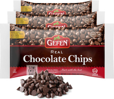 Gefen Semi-Sweet Chocolate Chips, 9 oz. (3 Pack)