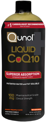 Qunol Liquid CoQ10 100 mg., 30.4 Ounces