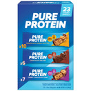 Pure Protein Bars, Variety Pack, 1.76 oz, 23 count