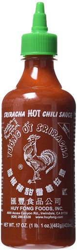 Huy Fong Hot Chili Sriracha Sauce, 17 oz.
