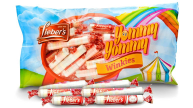 Lieber's Smarties Hard Candy Rolls, Individually Wrapped Winkies
