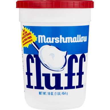 Marshmallow Fluff, Traditional Marshmallow Spread and Crème, Gluten Free, No Fat or Cholesterol, 16 oz
