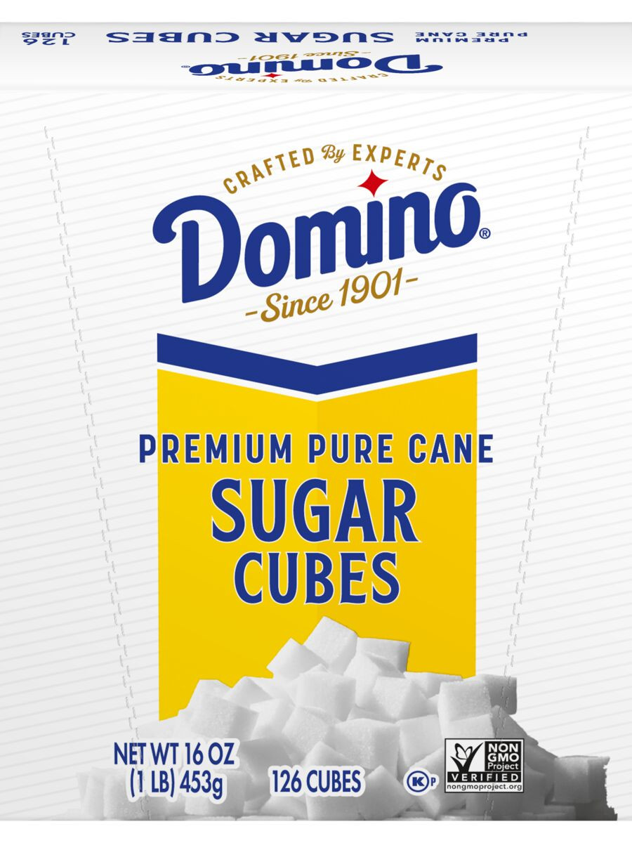 Domino Premium Pure Cane Sugar Cube Dots, 1 Pound Box