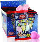 Lieber's Cotton Candy, Light & Fluffy Vintage Candy, Blue & Red Carnival, holloween, Birthday Party Favors Treats Supplies for Kids, Kosher, 0.8 Ounce Bag (Pack of 12)