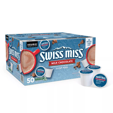 Swiss Miss Cocoa K-Cup Pods, Milk 