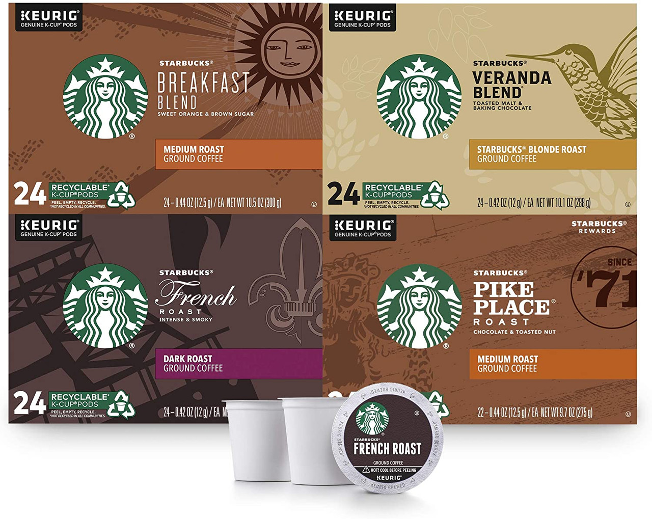starbucks variety k cups
