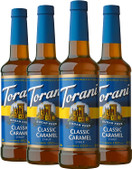 Torani Sugar Free Syrup, Classic Caramel, 25.4 Oz, (Pack of 4)