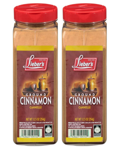 Lieber's Ground Cinnamon, 12.5 oz