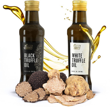 Lieber’s White & Black Truffle Oil Bundle, 8.45 Fl oz