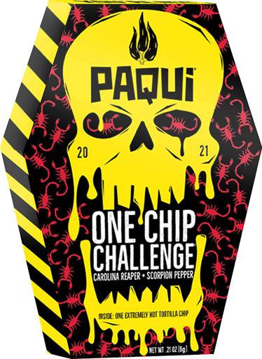 Paqui One Chip Challenge Carolina Reaper Tortilla Chip 0.21 oz