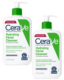 CeraVe Hydrating Facial Cleanser, 16 oz pack of 2