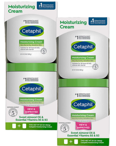 Cetaphil Moisturizing Cream 20 oz, 4 count