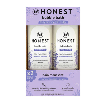 The Honest Company Bubble Bath, Truly Calming Lavender, 17.0 fl oz 