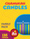 Ner Mitzvah Colorful Hanukkah Candles, Standard Size 4 Inch, Assorted Colors, 135 Count