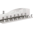 Ner Mitzvah Silver Tin Hanukkah Menorah, Classic Design for Candles, Festival of Lights Celebration