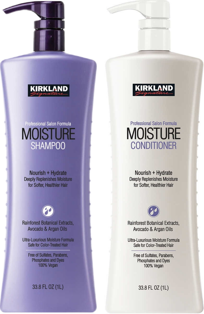Kirkland Signature Moisture Shampoo, Conditioner, 33.8 oz (2 Count)