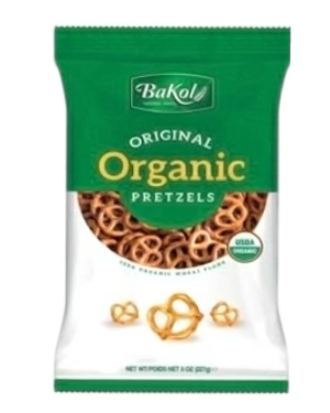 Bakol Organic Pretzels Salted, 8 oz.