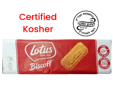 Lotus Kosher Biscoff Biscuit Cookies 250g (Imported from Israel)