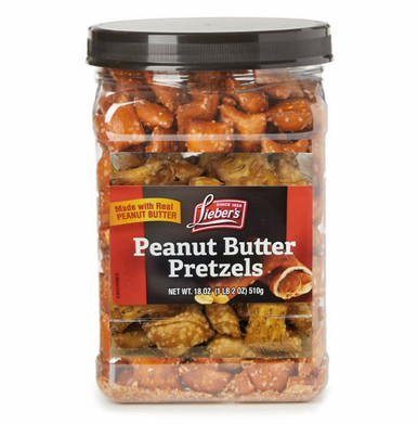 Lieber's Peanut Butter Filled Pretzels, 18 Ounce