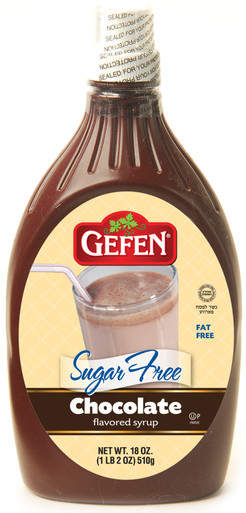Gefen Sugar Free Chocolate Syrup, 18 oz