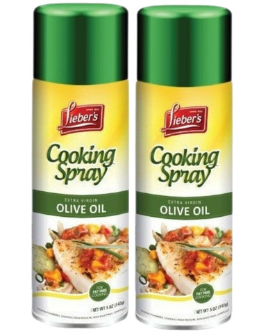 Lieber's Cooking Olive Oil Spray, 5 oz (Pack of 2)