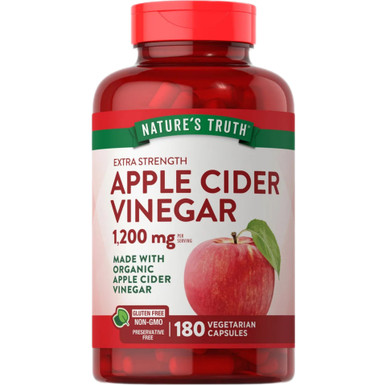 Nature's Truth Apple Cider Vinegar 1200 mg., 180 Capsules