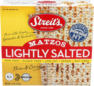 Streit's Lightly Salted Matzos