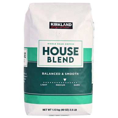 Kirkland Starbucks Whole Bean House Blend Coffee, 40 oz