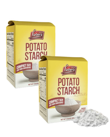 Lieber's Passover Potato Starch, 17.6 oz (Pack of 2)