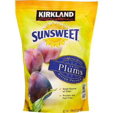 Kirkland Sunsweet Whole Dried Plums, 3.5 lbs