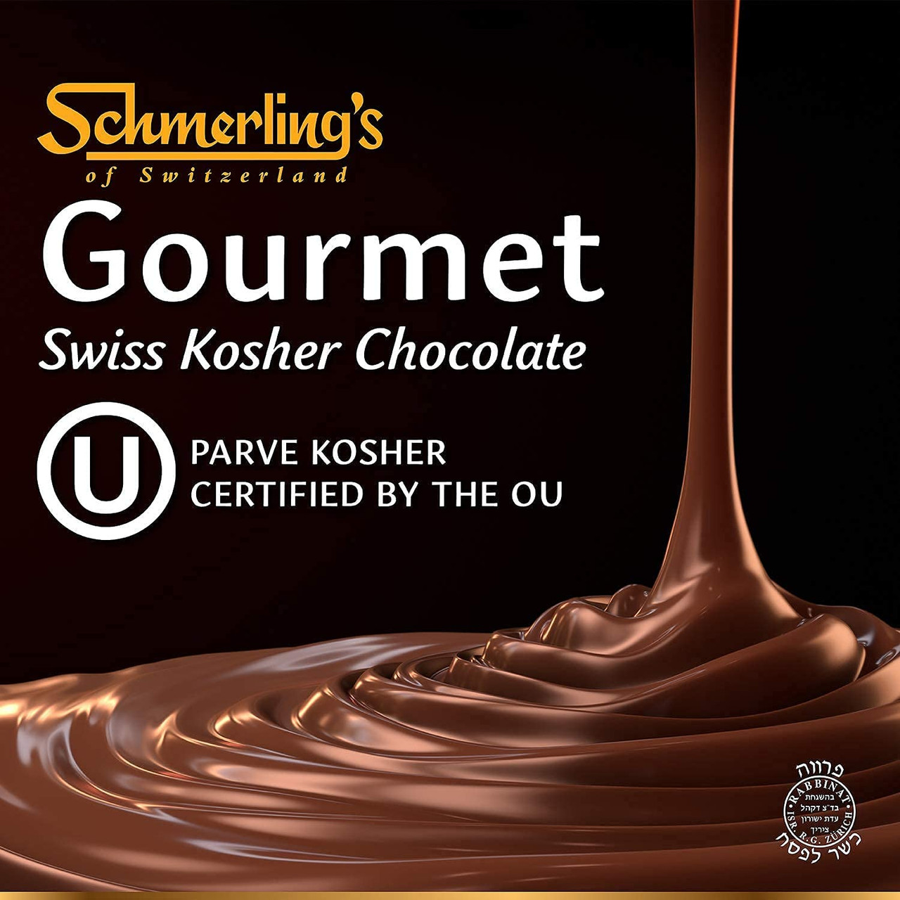 Schmerling's Rosemarie Parve Swiss Chocolate Bar, 3.5 oz (Pack of