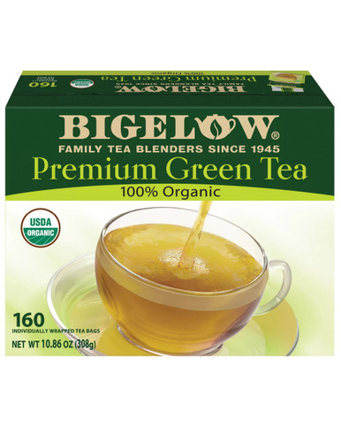 Bigelow Premium Organic Green Tea, 160 Count